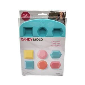 Wilton Silicone Candy Mold Gem Geometric Wax Melts Sugarcraft Christmas Gift